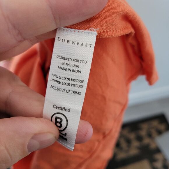 Downeast Floral Tiered Maxi Dress Bohemian Gypsy Hippie Cottage Prairie Large - Picture 14 of 14